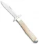 Bear & Son Swing Guard 4.375" Lockback Knife White Smooth Bone WSB11