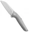 APurvis Blades Progeny Titanium Frame Lock Flipper Knife (3.25" Stonewash)
