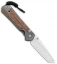 Chris Reeve LH Large Sebenza 21  Knife w/ Natural Micarta Inlays (3.625" SW)
