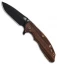 Hinderer Knives XM-18 3.5" Spearpoint Vintage Series Knife - Textured Walnut