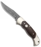 Boker Scout 150th Anniversary Damascus Series Lockback Knife (4.1" Satin)