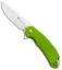 Steel Will Knives Cutjack Flipper Knife Green G-10 (3.5" Satin) C22-2GR