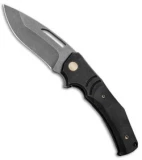WE Knife Co. Willumsen JIXX Flipper Knife Black G-10/Black Ti (3.5" SW) 904C