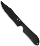 Spyderco Perrin Street Bowie Fixed Blade Knife (5" Black) FB04PBB
