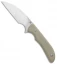 Artisan Cutlery Sea Snake Fixed Blade Knife Tan G-10 (3.1" Satin) 1842B-DE