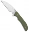 Artisan Cutlery Sea Snake Fixed Blade Knife Green G-10 (3.1" Satin) 1842B-GN