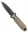 SOG Pentagon FX Covert Fixed Blade Knife Flat Dark Earth (3.5" Black)