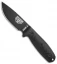 ESEE Knives ESEE-3PMB-001 Fixed Blade Knife Black G-10 (3.88" Black)