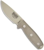 ESEE Knives ESEE-3PM-DT Modified Knife Green Sheath (3.88" Tan Plain)