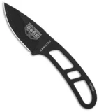 ESEE Candiru Fixed Blade Neck Knife (2" Black)