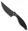 TOPS Knives Unzipper Fixed Blade Knife Black G-10 (3.6" Black) UNZ-01