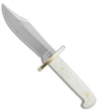 Bear & Son Baby Bowie Fixed Blade White Bone (3.25" Plain) WSD00 1/2