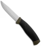 Morakniv Companion Carbon Steel Fixed Blade Knife OD Green (4" Satin)
