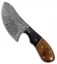 Tallen Damascus Butcher Fixed Blade Knife (3" Damascus) DM1062
