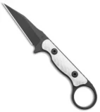 Toor Knives Jank Shank Tactical Fixed Blade Knife White G-10 (3" Black)