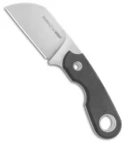 Viper Knives Berus Fixed Blade Knife Sheepsfoot Black Micarta (3.5" Satin)