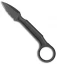 Bastinelli Creations Spade Fixed Blade Knife (1.75"  Black Serr)