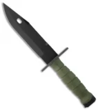 Ontario 490 M-9 Green Bayonet & Scabbard OD Green (7" Black) 6220