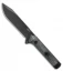 Acta Non Verba Knives M73 Kontos Fixed Blade Knife Black Micarta (5.25" Black)