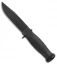 Ka-Bar Mark I Knife w/ Kraton Handle (5.125" Black Plain) 02-2221
