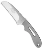 Myerchin Safety Dive Fixed Blade Knife Stainless Steel (3.5" Satin Serr)