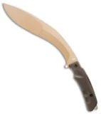 Fox Knives Extreme Tactical Kukri Fixed Blade Knife (9.3" Bronze) 02FX9CM04BT