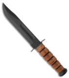 Ka-Bar Bowie Full-Size Navy Knife Leather Sheath (7" Black) 1225