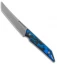 Jake Hoback Knives Goliath Fixed Blade Knife Blue Lava G-10 (3.1" SW)