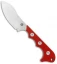 QSP Neckmuk Fixed Blade Neck Knife Red G-10 (2.9" Satin) QS125-G