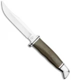 Buck Woodsman Pro Fixed Blade Knife Green Micarta (4" Satin)