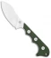 QSP Neckmuk Fixed Blade Neck Knife Green Micarta (2.9" Satin) QS125-F
