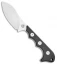 QSP Neckmuk Fixed Blade Neck Knife Black G-10 (2.8" Satin) QS125-A