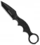 Maserin 921 Neck Line Karambit Fixed Blade Knife Black G-10 (2.75" Black)