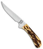 Bear & Son Bird & Trout Fixed Blade Knife Stag Delrin (3" Satin) 751