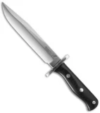 BlackJack Halo Attack Knife Fixed Blade Black Micarta (7.5" Plain) BCB14BMBP