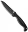 Spyderco Aqua Salt Fixed Blade Dive Knife (4.69" Black Full Serr) FB23SBBK