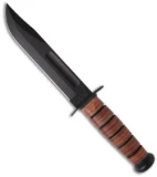Ka-Bar Bowie US ARMY Full-Size Fixed Blade Knife (7" Black) 02-1220