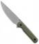 Ferrum Forge XL Lackey Fixed Blade Knife Green G-10 (4.5" SW D2)