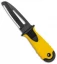 Mac Coltellerie Tekno Rescue B Fixed Blade Knife Yellow Polymer (4" Black Serr)