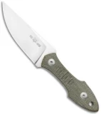 GiantMouse Vox/Anso GMF3 Green Micarta Fixed Blade Knife (3.25" Satin)