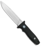 MKM Terzuola Jouf Fixed Blade Knife Black G-10 (5.1" Stonewash)