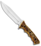 Uncle Henry Hunting Fixed Blade Knife Sim Stag (6.5" Satin) 1085939