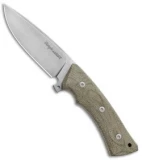 Viper Knives Gianghi Fixed Blade Knife Green Canvas Micarta (4.5" Satin) V4882CV