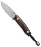 LionSteel M1 Fixed Blade Knife Walnut (2.875" M390 Satin)