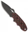 TOPS Knives C.A.T.  Fixed Blade Knife Red/Black G-10 (3.25 Black) 200H-02