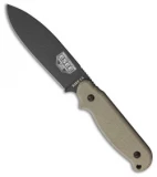 ESEE Laser Strike Knife Fixed Survival Blade w/ Fire Starter (5" Gray) LS-P-TG