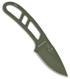 ESEE Candiru Fixed Blade Neck Knife Kit w/Extras (2" OD Green)