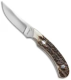 Boker Plus Cowboy Crossdraw Fixed Blade Knife Stag (2.875" Polish) 02BO515