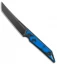 Jake Hoback Knives Goliath Fixed Blade Knife Blue Lava G-10 (3.1" Black)