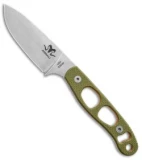 Argali Serac Fixed Blade Knife OD Green G-10 (3.5" SW) First Lite Fusion Sheath
